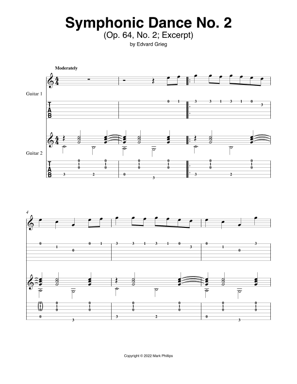 Symphonic Dance No. 2 (arr. Mark Phillips)