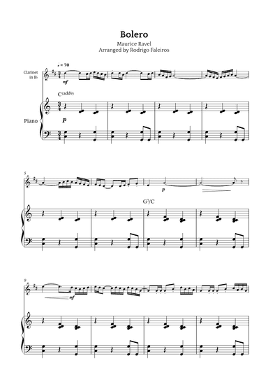 Bolero (arr. Rodrigo Faleiros)