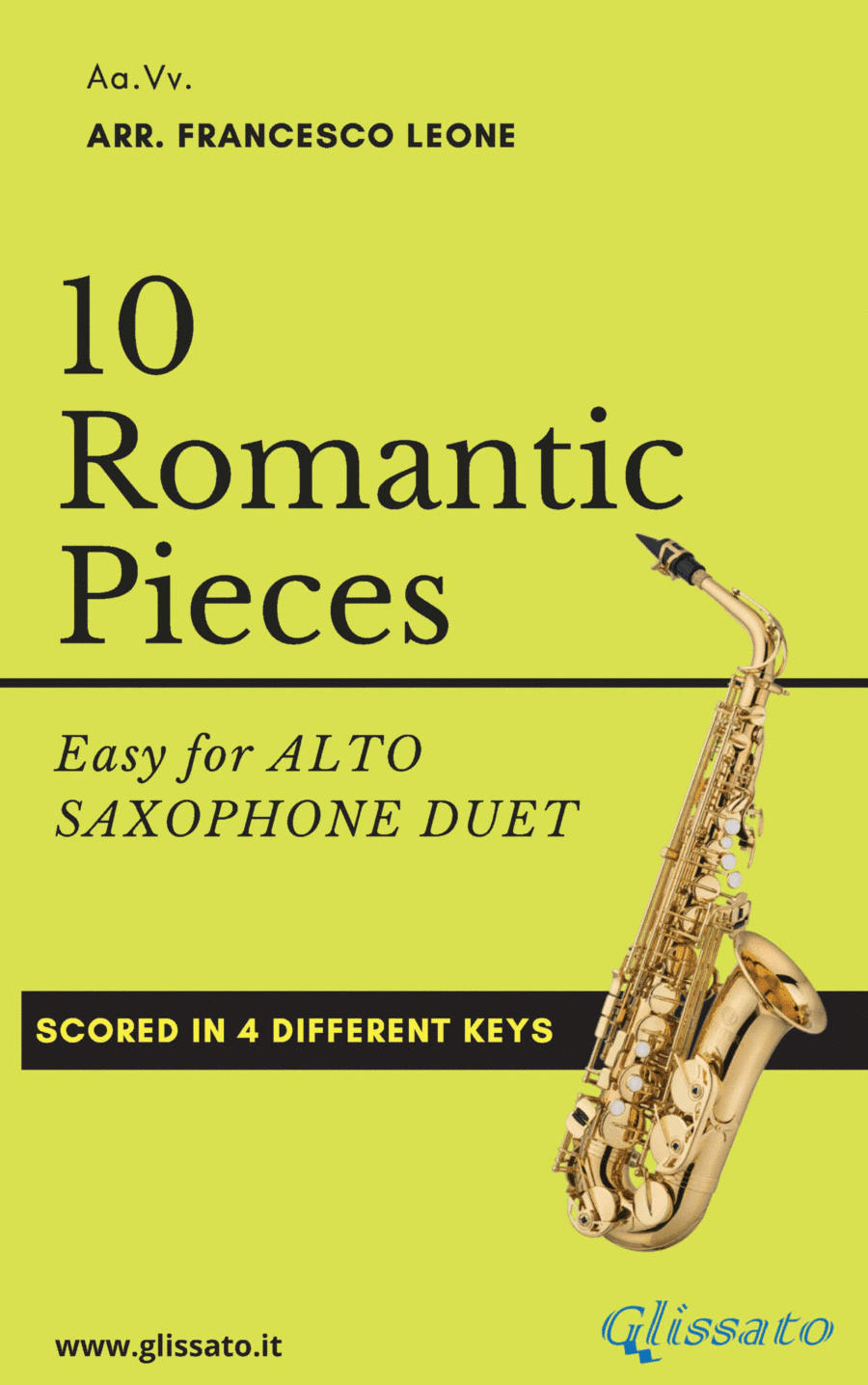 10 Romantic Pieces - Eb Alto Saxophone Duet (arr. Francesco Leone)