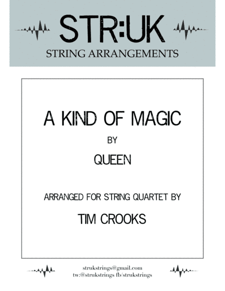 A Kind Of Magic (arr. Tim Crooks)