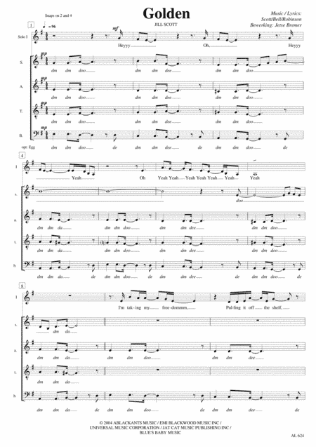 Golden (arr. Jetse Bremer)