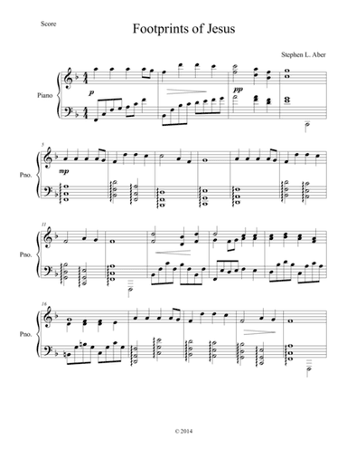 Footprints of Jesus (arr. Stephen L. Aber)