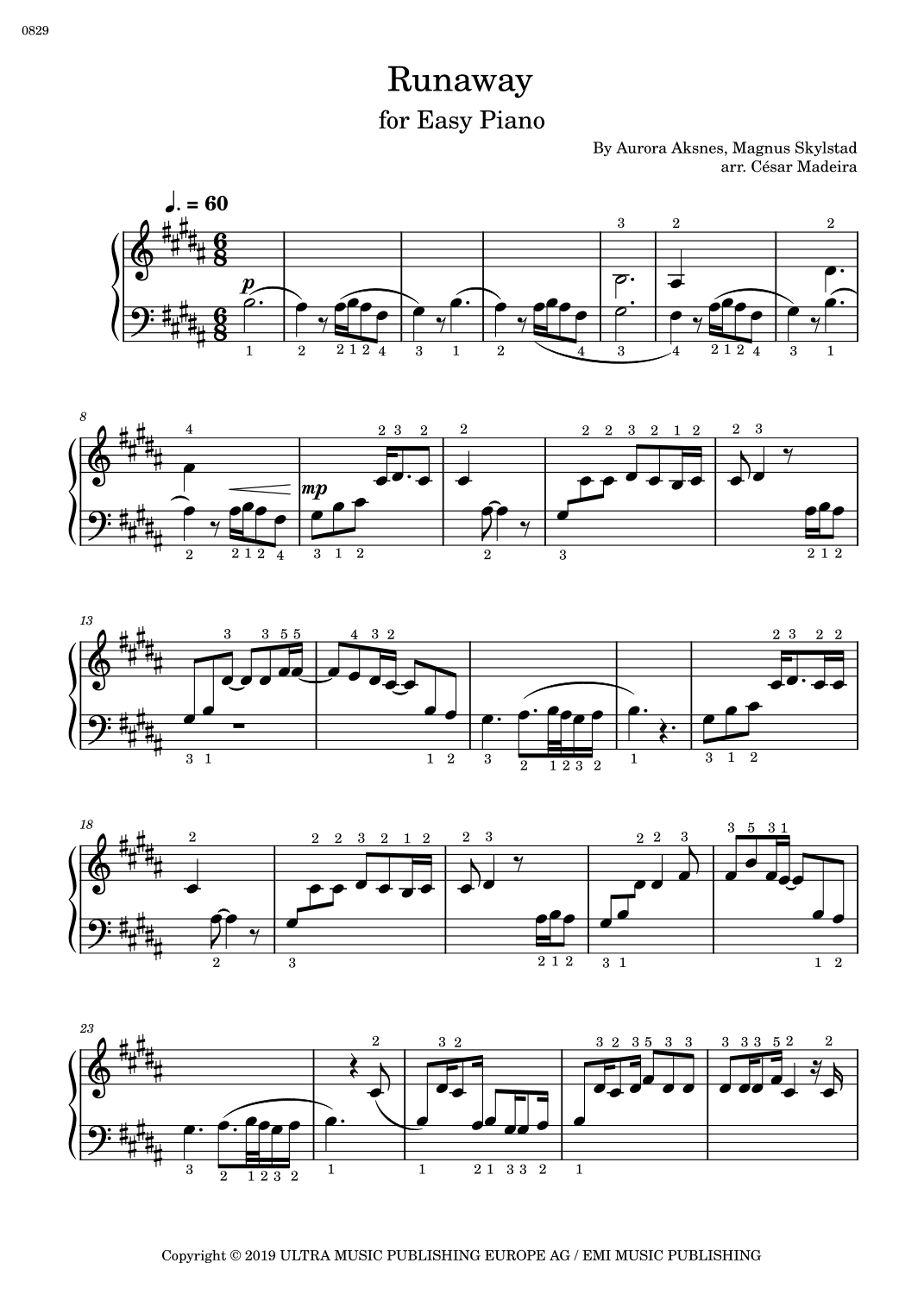 Runaway (arr. César Madeira)
