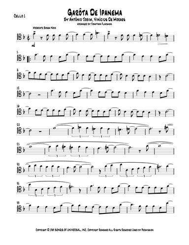 Garôta De Ipanema (arr. Jonathan Flaksman)