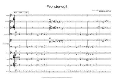 Wonderwall (arr. Matt Amy)