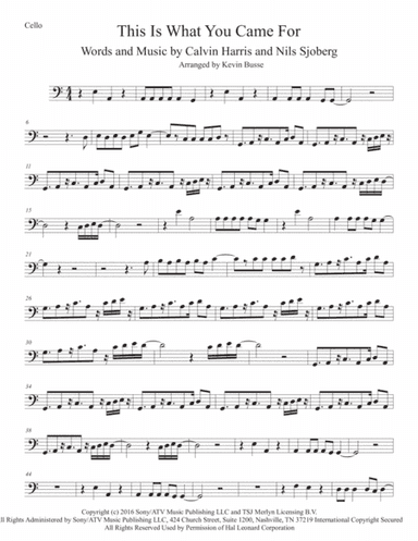 This Is What You Came For (arr. Kevin Busse)