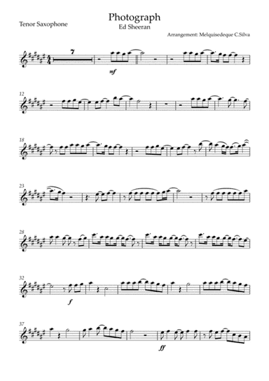 Photograph (arr. Melquisedeque C.Silva)