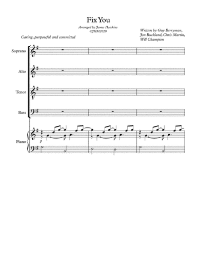 Fix You (arr. James Hawkins)