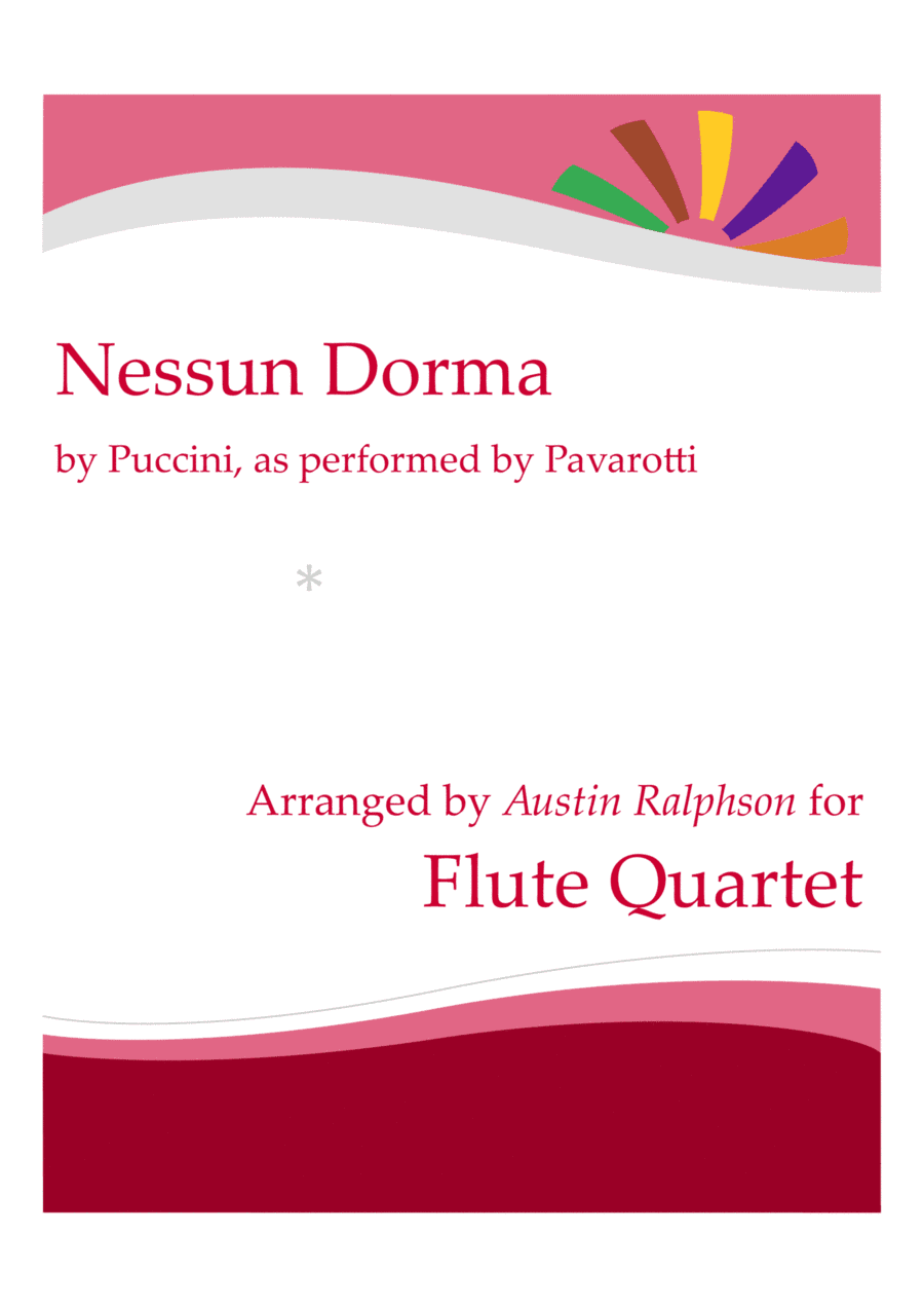 Nessun Dorma - flute quartet (arr. Austin Ralphson)