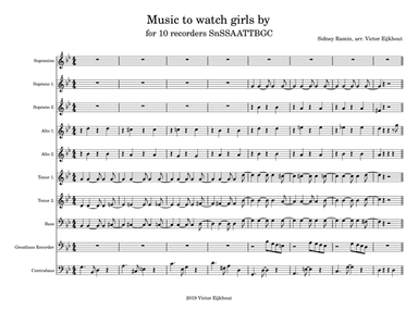 Music To Watch Girls By (arr. Victor Eijkhout)