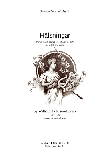 Hälsningar/Halsningar for violin and piano (arr. K. Krantz)