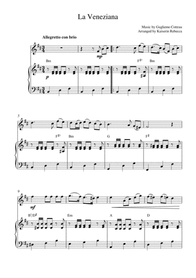 La Veneziana (arr. Kaiserin Rebecca)