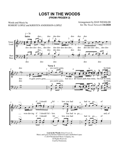 Lost In The Woods (arr. Dan Wessler)
