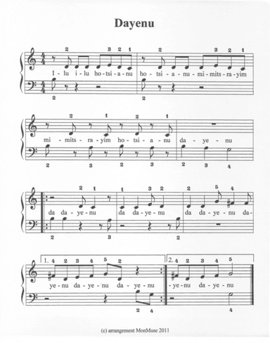 Dayenu (arr. daMon Goff)