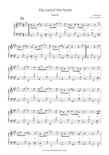 The Cock O' The North (arr. Julia Gordon)