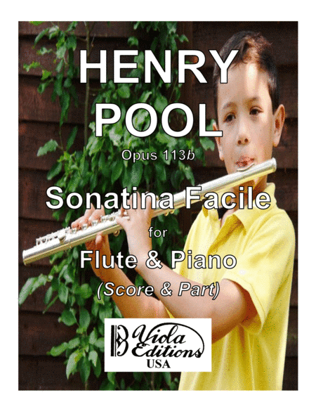 Opus 113b, Sonatina Facile for Flute & Piano in F-do (Score & Part)