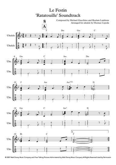 Le Festin (arr. Thomas  Cepeda)