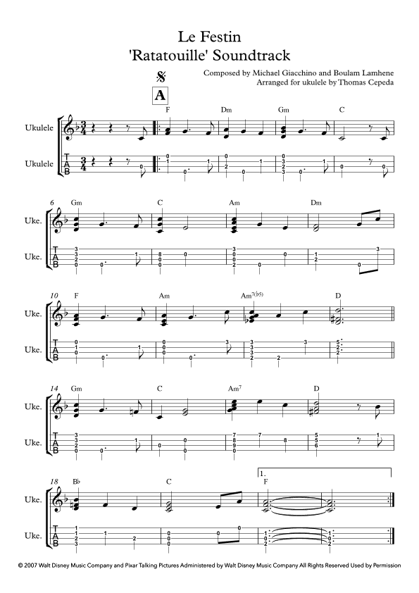 Le Festin (arr. Thomas  Cepeda)