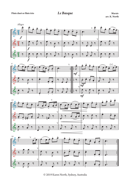 Le Basque (arr. Karen North)