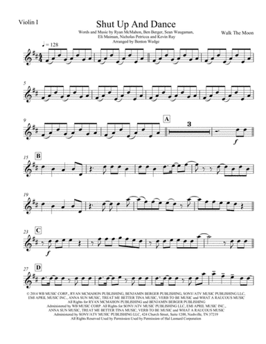 Shut Up And Dance (arr. Benton Wedge)