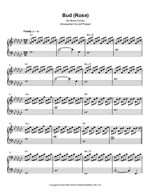 Bud (rose) (arr. Tunescribers)