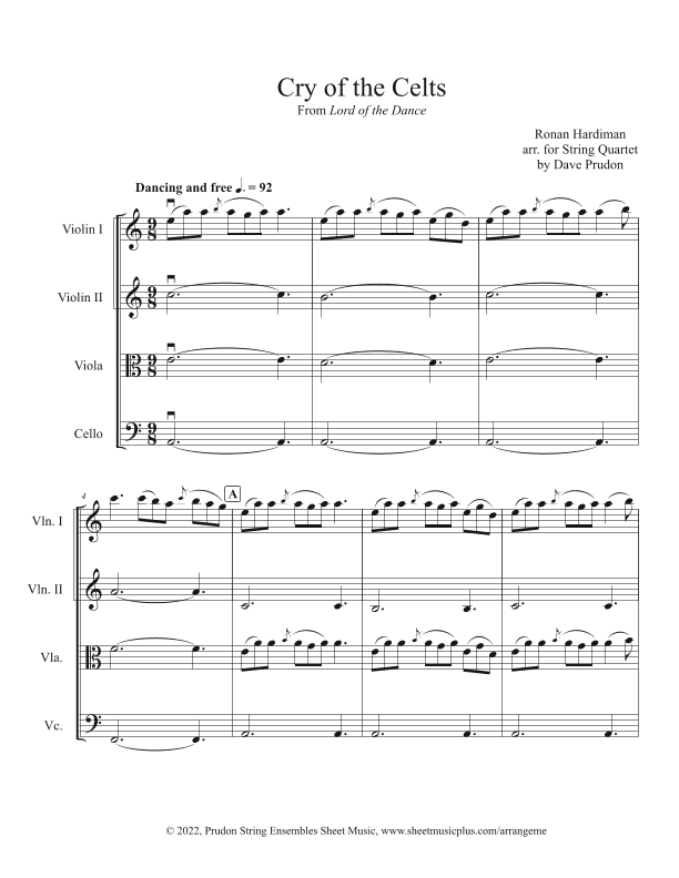 Cry Of The Celts (arr. Dave Prudon)