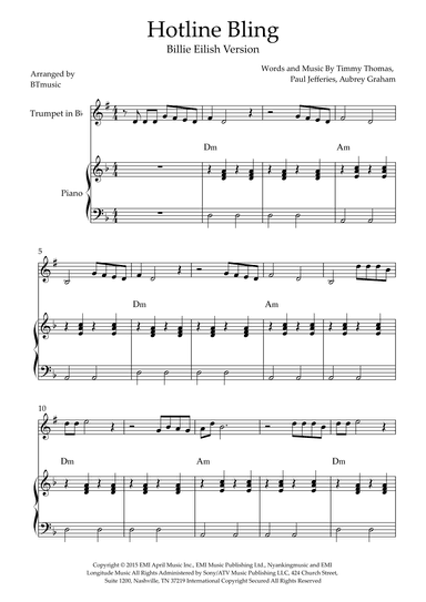 Hotline Bling (arr. BTmusic)