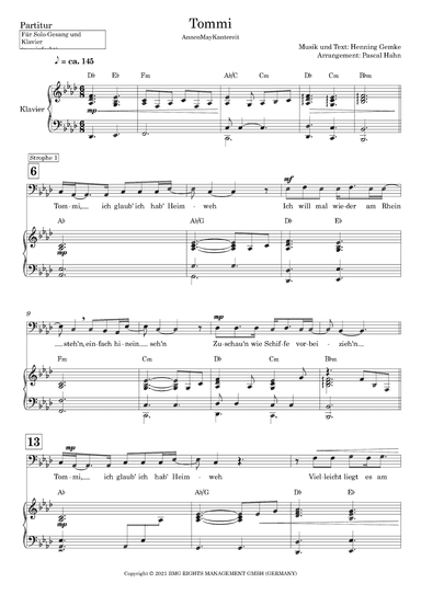 Tommi (arr. Pascal Hahn)