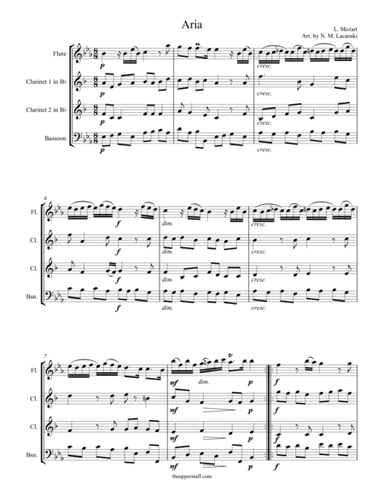 Aria (arr. Nick Lacanski)