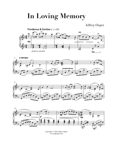 In Loving Memory