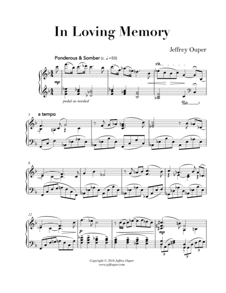 In Loving Memory