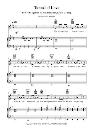Tunnel Of Love (arr. G. Franklin)