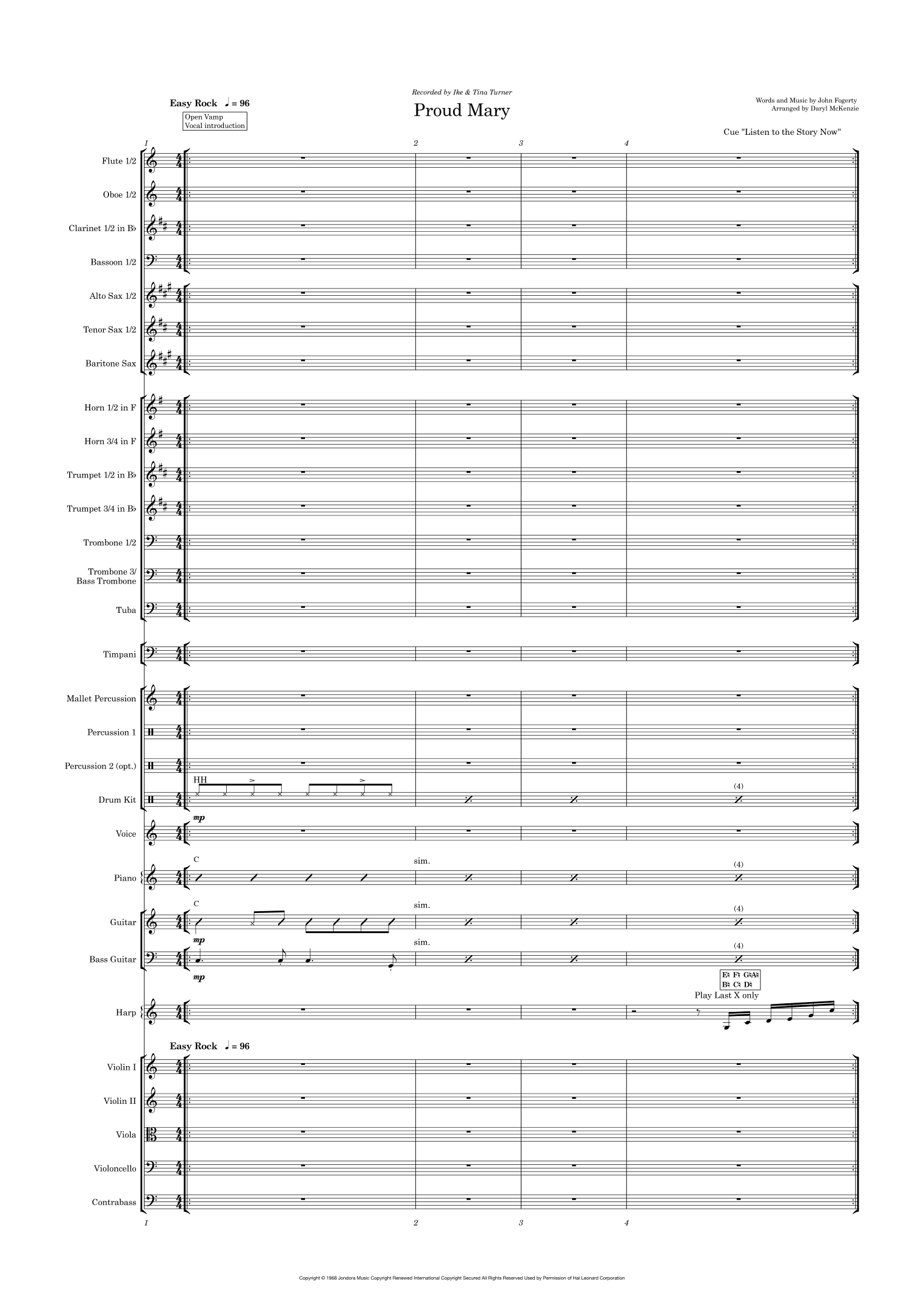 Proud Mary (arr. Daryl McKenzie)