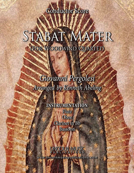 Pergolesi – Stabat Mater (for Woodwind Quartet) (arr. Kenneth Abeling)