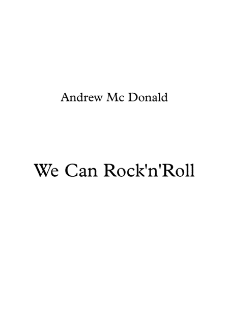 We Can Rock'n'roll