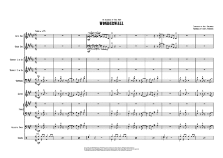 Wonderwall (arr. Daryl McKenzie)