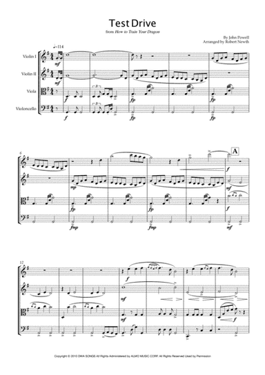 Test Drive (arr. Robert Newth)