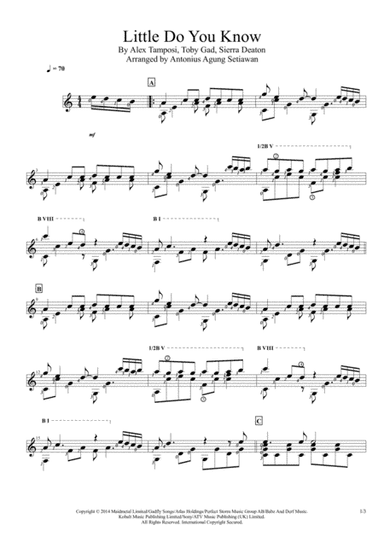 Little Do You Know (arr. Antonius Agung Setiawan)