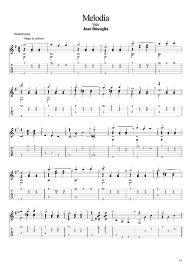 Melodía (Waltz) (arr. Leonardo Ramos)