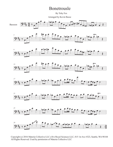 Bonetrousle (from Undertale) (arr. Kevin Busse)