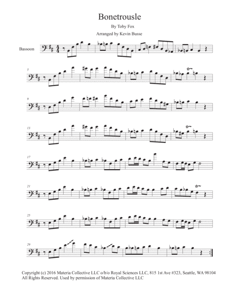 Bonetrousle (from Undertale) (arr. Kevin Busse)