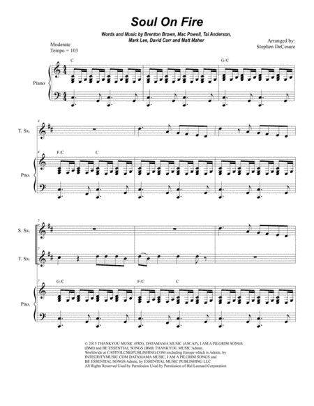 Soul On Fire (arr. Stephen DeCesare)