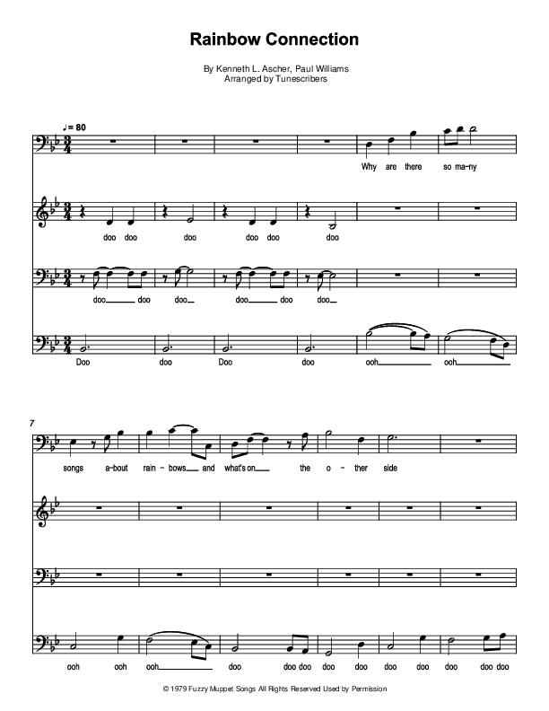 Rainbow Connection (arr. Tunescribers)
