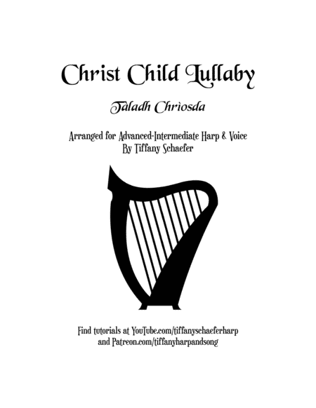 Christ Child Lullaby - Harp & Voice (arr. Tiffany Schaefer)