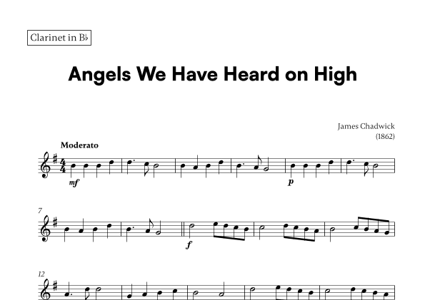 Angels we have heard on high (for Bassoon) (arr. Cadenza Editions)