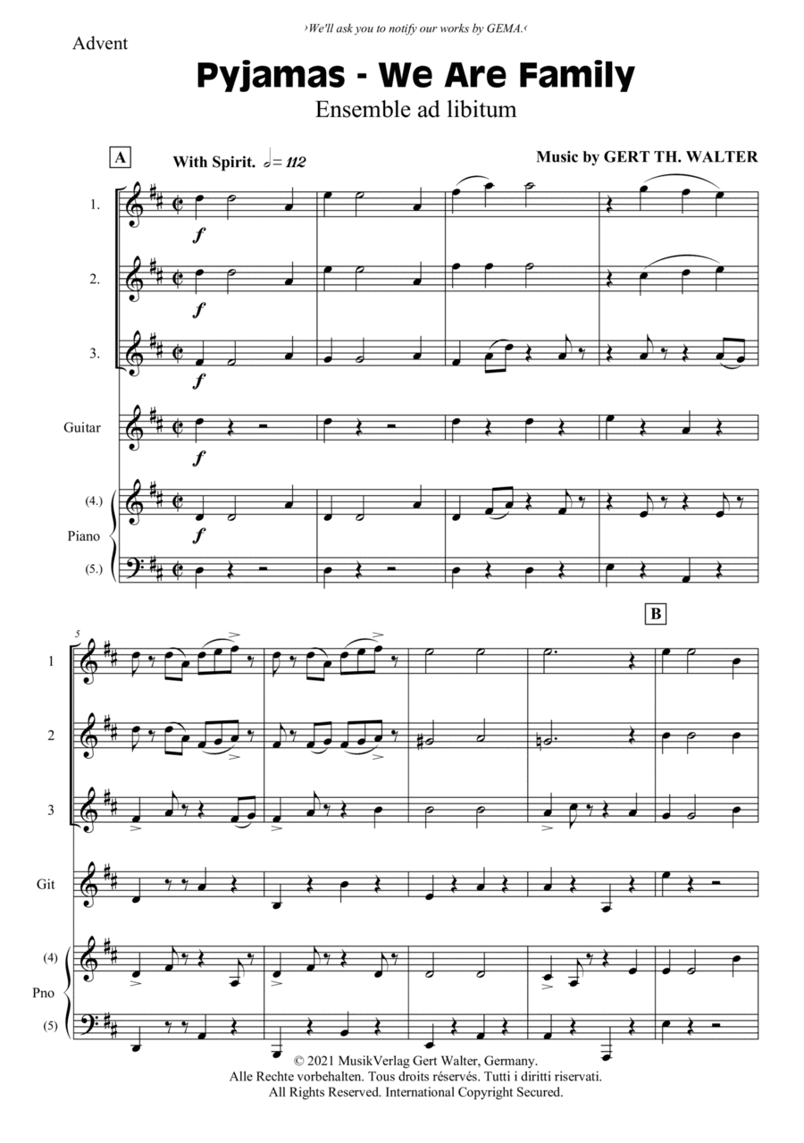 Pyjamas - We Are Family