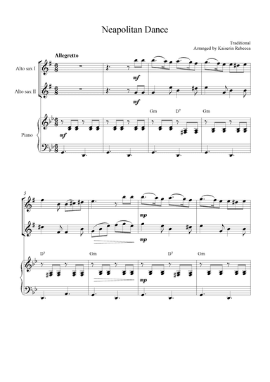 Neapolitan Dance (arr. Kaiserin Rebecca)