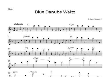 Blue Danube Waltz (arr. Alex Nunes Rodrigues)