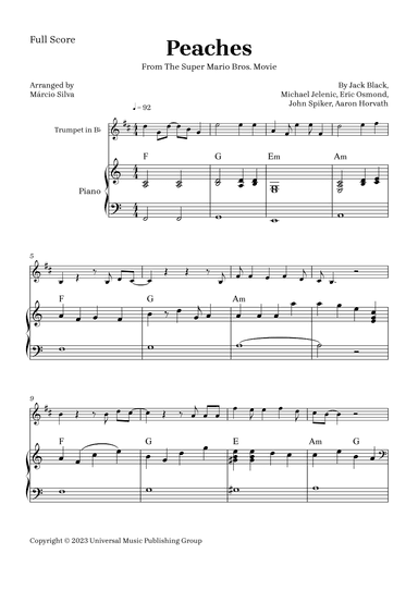 Peaches (arr. Márcio Silva)