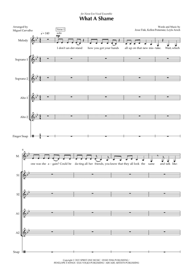 What A Shame (arr. Miguel Carvalho)